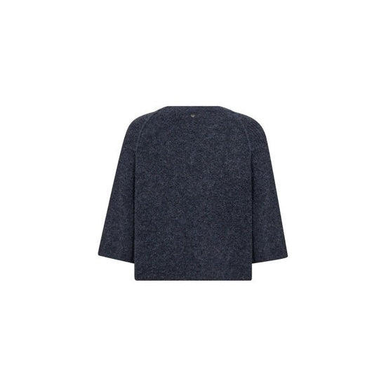 Young Ideas & Henmores -Thora Lizet Short Knit Cardigan -191 India Ink -XS