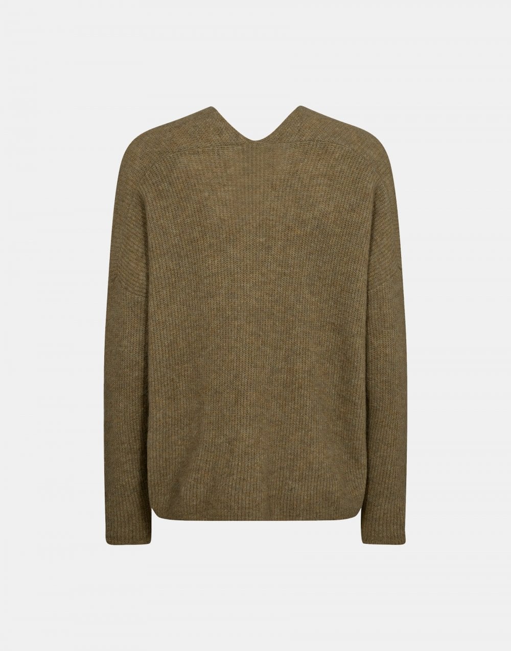 Young Ideas/Henmores - Thora V Neck Knitted Jumper - 245 Eventide Blue - XS