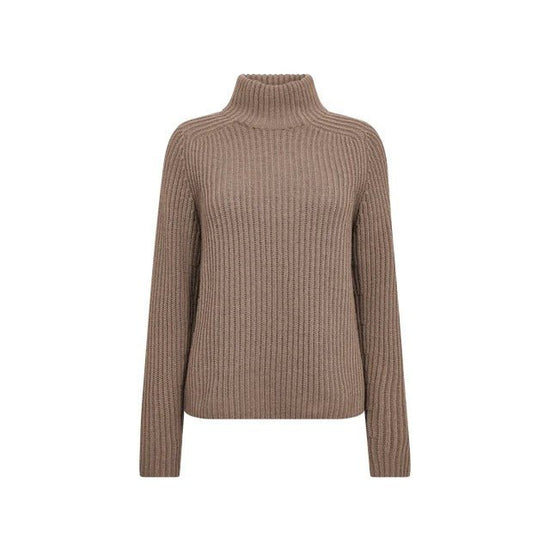 Young Ideas/Henmores - Thyra Highneck Jumper - 158 Falcon Brown - XS
