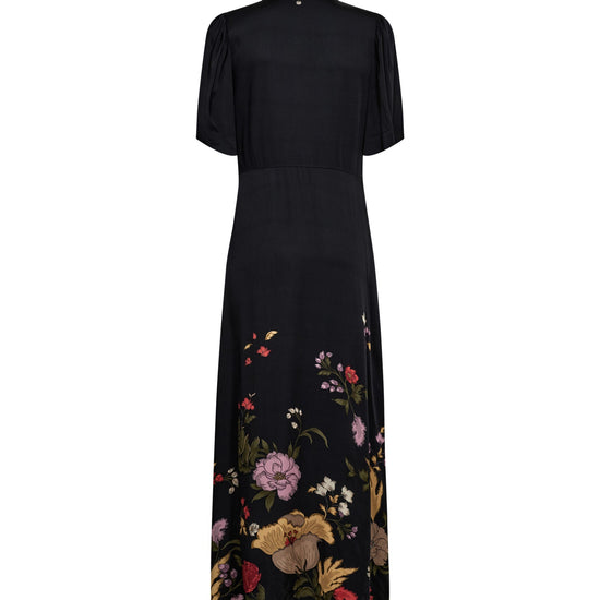 Young Ideas & Henmores -Wandi Flowwi Knot Detail Dress -801 Black -XS
