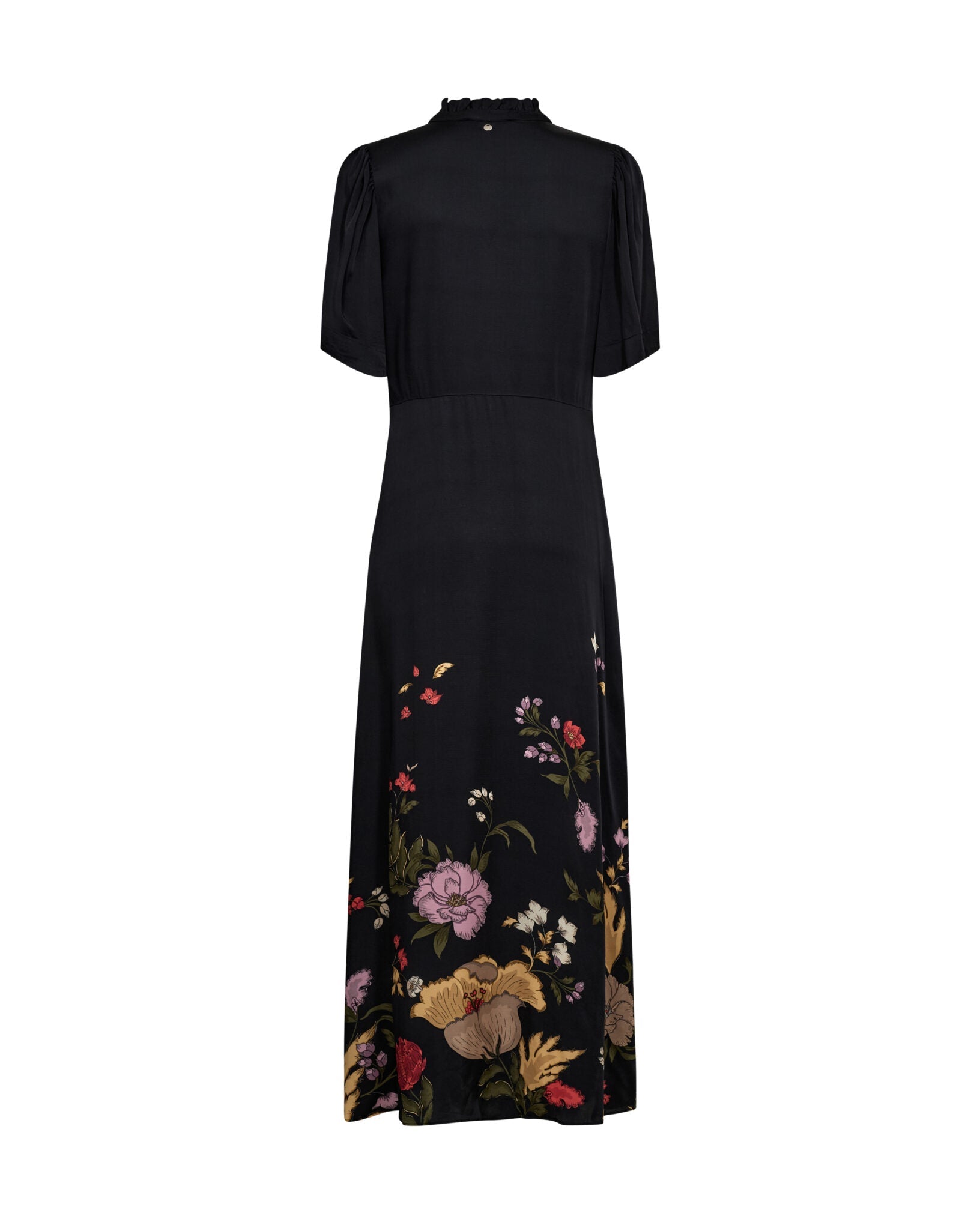 Young Ideas & Henmores -Wandi Flowwi Knot Detail Dress -801 Black -XS