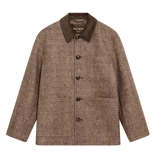 Young Ideas & Henmores -Warren Tweed Jacket -769 Chocolate Brown -M