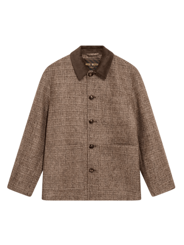 Young Ideas & Henmores -Warren Tweed Jacket -769 Chocolate Brown -M