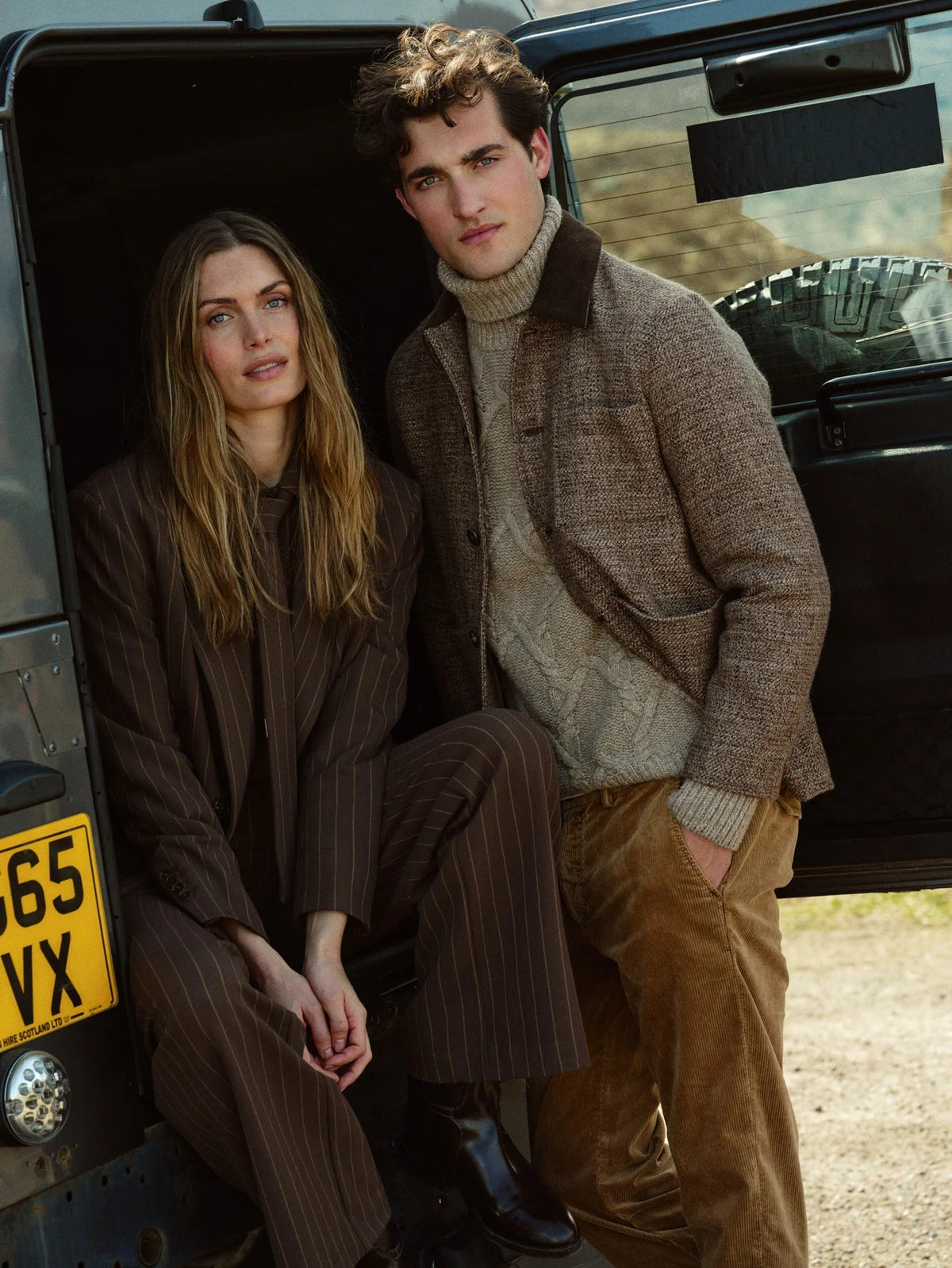 Young Ideas & Henmores -Warren Tweed Jacket -769 Chocolate Brown -M