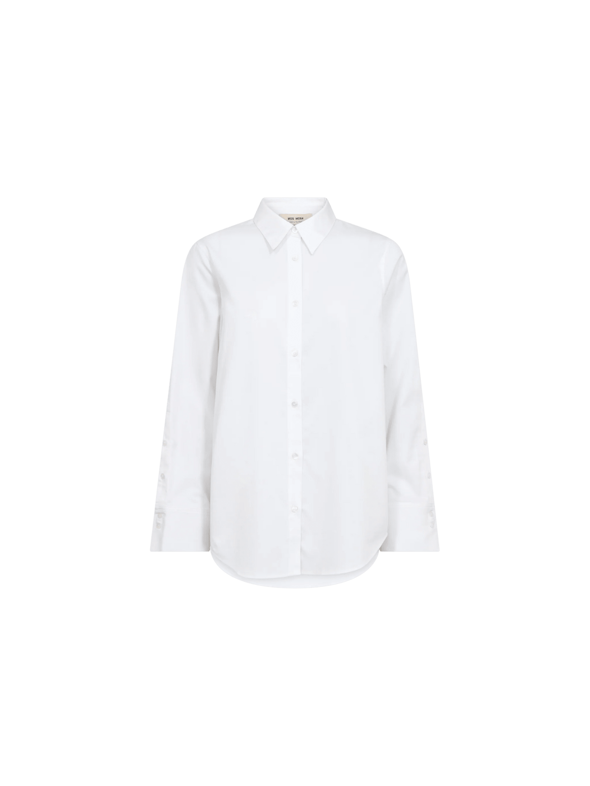 Young Ideas & Henmores -Winola Cotton Twill Shirt -101 White -XS