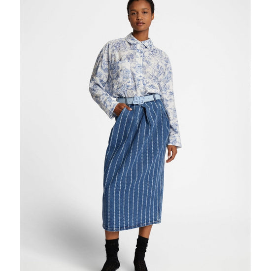 Young Ideas/Henmores - Filius Enchanted Shirt - 33 White Navy - 8