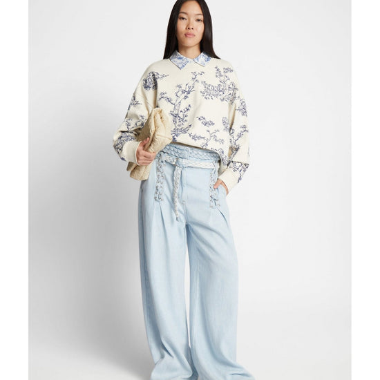 Young Ideas/Henmores - Friede Enchanted Graphic Sweatshirt - 54 Cream Navy - 8