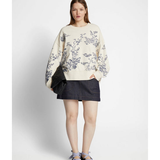 Young Ideas/Henmores - Friede Enchanted Graphic Sweatshirt - 54 Cream Navy - 8