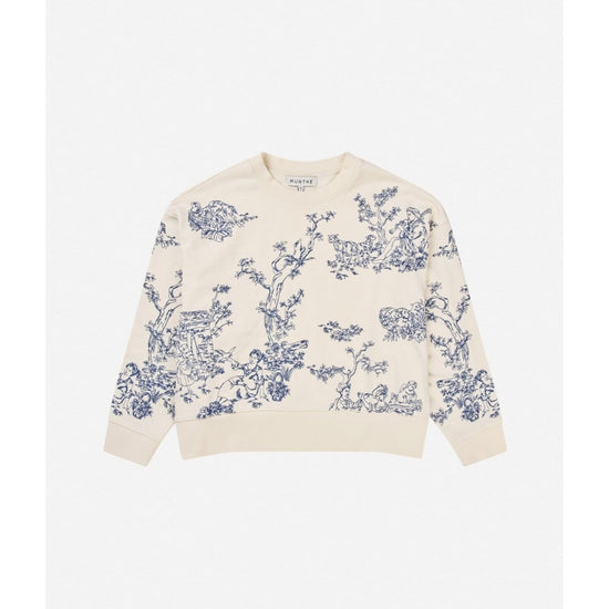 Young Ideas/Henmores - Friede Enchanted Graphic Sweatshirt - 54 Cream Navy - 8