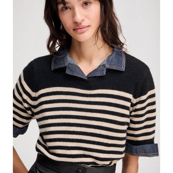 Young Ideas/Henmores - Laja Striped Knitted Top - Camel - 8