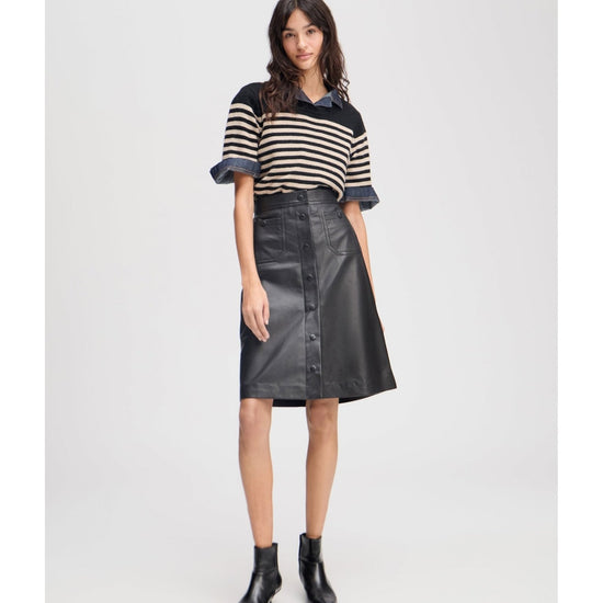 Young Ideas/Henmores - Laja Striped Knitted Top - Camel - 8