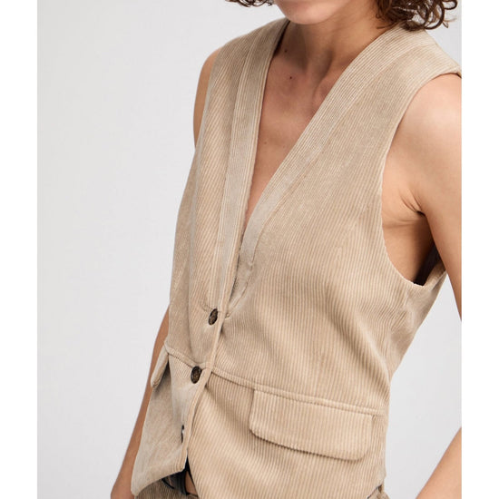 Young Ideas/Henmores - Lillian Waistcoat - Latte - 8