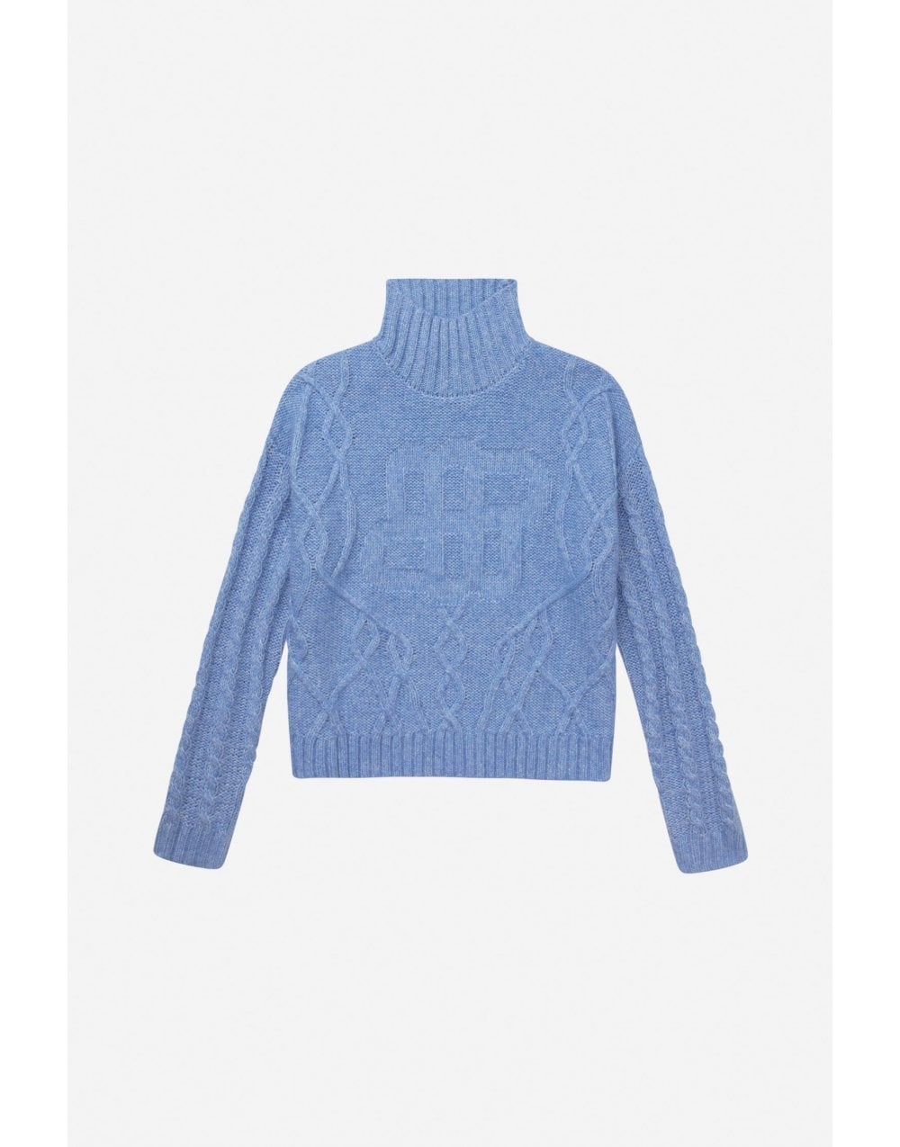Young Ideas/Henmores - Loganberry High Neck Knitted Jumper - Blue - 6
