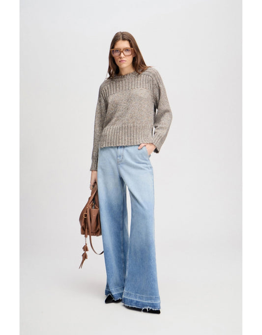 Young Ideas/Henmores - Lohanna Rib Detail Jumper - Charcoal - 6