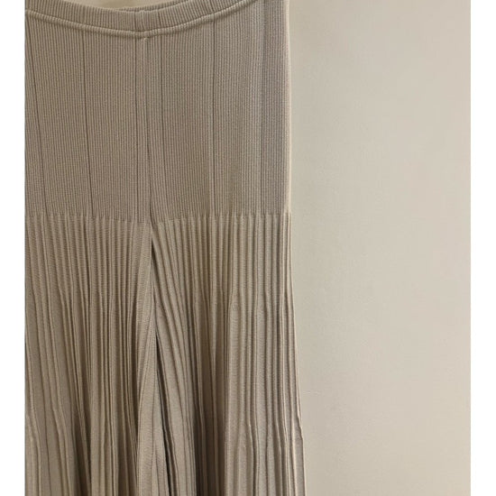 Young Ideas/Henmores - Panel Detail Wide Leg Pull On Trousers - sand - 10