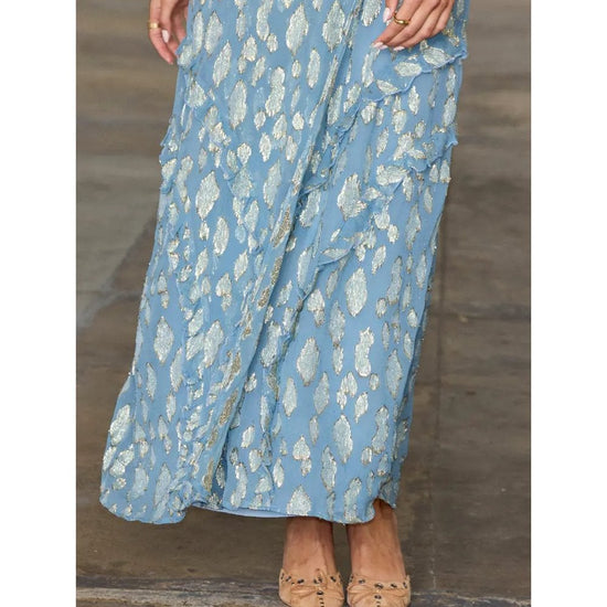 Young Ideas/Henmores - Lottie Wrap Dress - Blue - 8