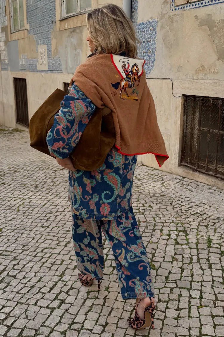 Young Ideas/Henmores - Martha Cowgirl Cardigan - Brown - XS