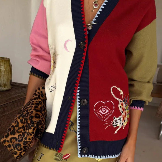 Young Ideas/Henmores - Martha Mystical Cardigan - Multi - XS