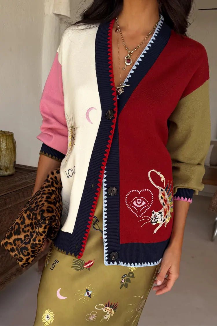 Young Ideas/Henmores - Martha Mystical Cardigan - Multi - XS