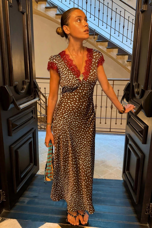 Young Ideas & Henmores -Olivia Deer Dress -Chocolate -8