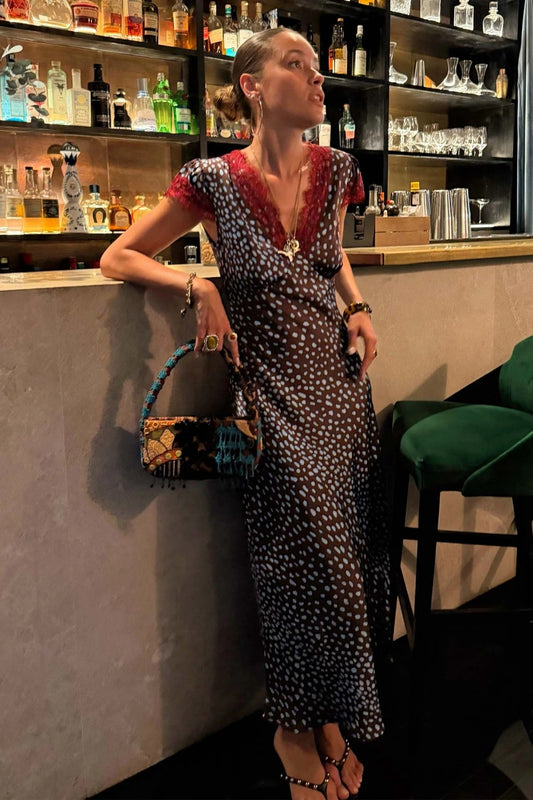 Young Ideas & Henmores -Olivia Deer Dress -Chocolate -8