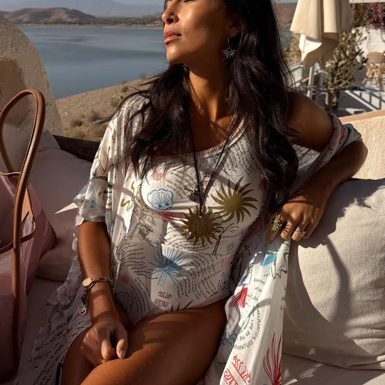 Young Ideas/Henmores - Palma One Shoulder Swimsuit - Cream - 8