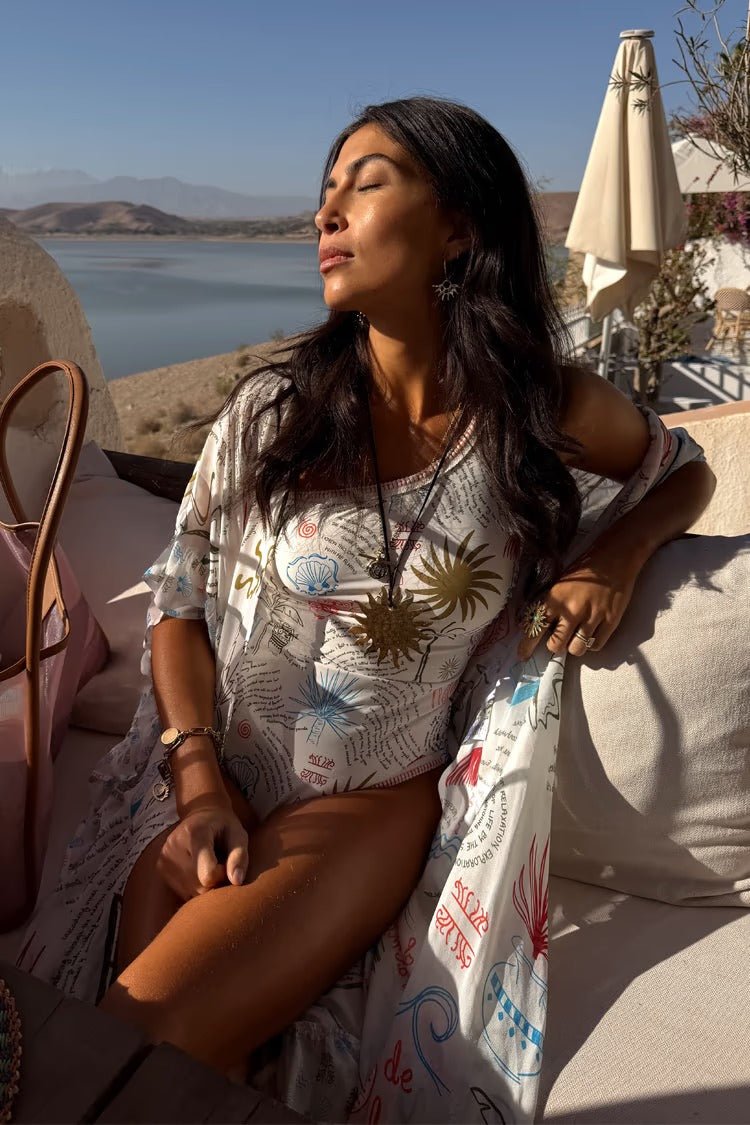 Young Ideas/Henmores - Palma One Shoulder Swimsuit - Cream - 8