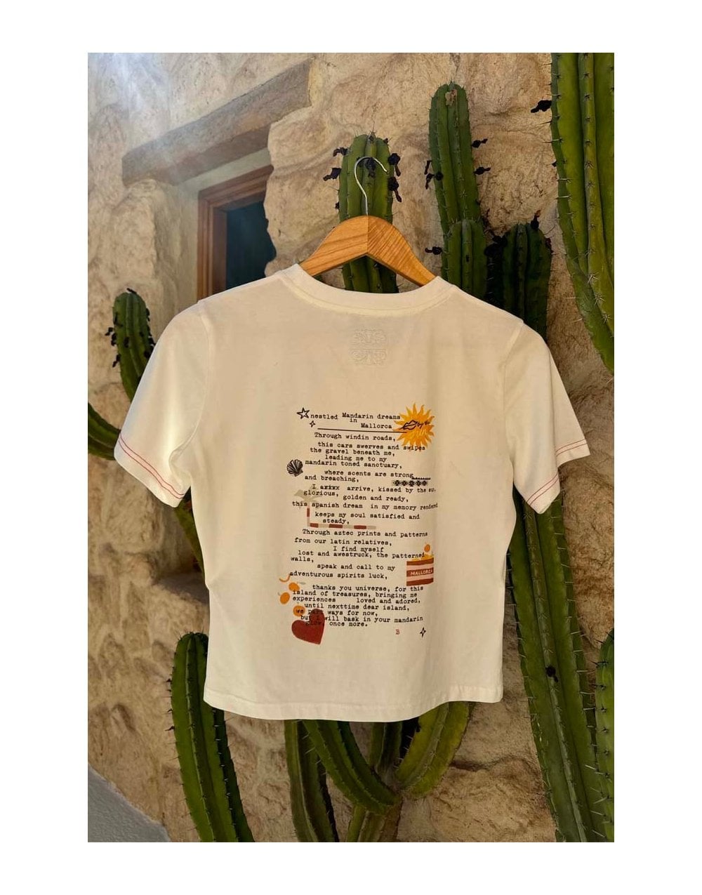 Young Ideas/Henmores - Poema Baby T-Shirt - White - XS