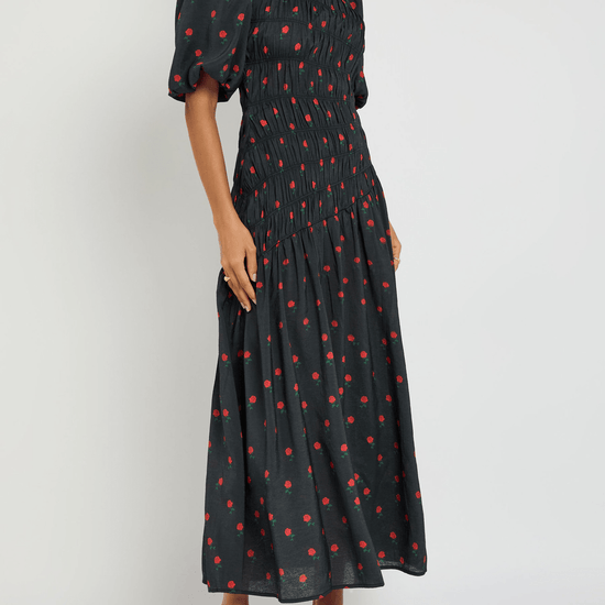 Young Ideas/Henmores - Rose Nara Dress - Black - 8