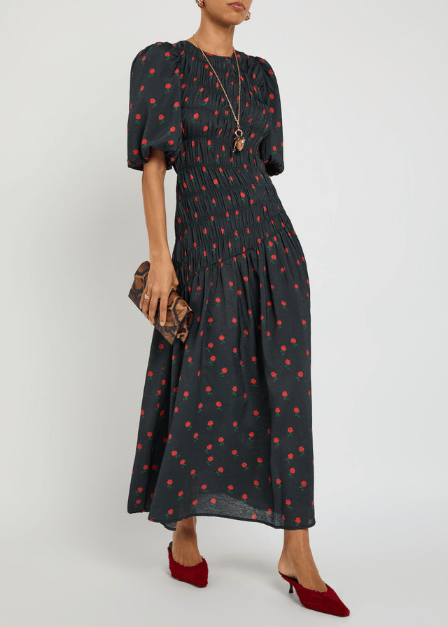 Young Ideas/Henmores - Rose Nara Dress - Black - 8