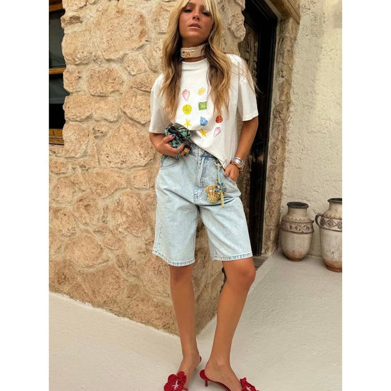 Young Ideas/Henmores - Shell Ioana T-Shirt - White - XS