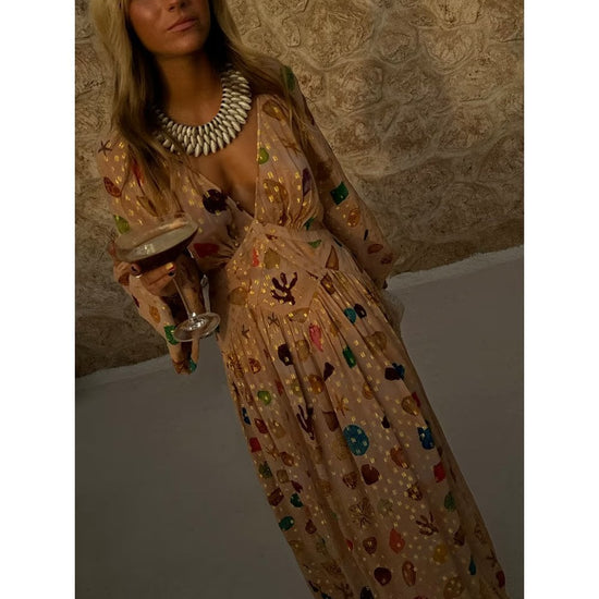 Young Ideas/Henmores - Shell Reign Dress - Cream - 8