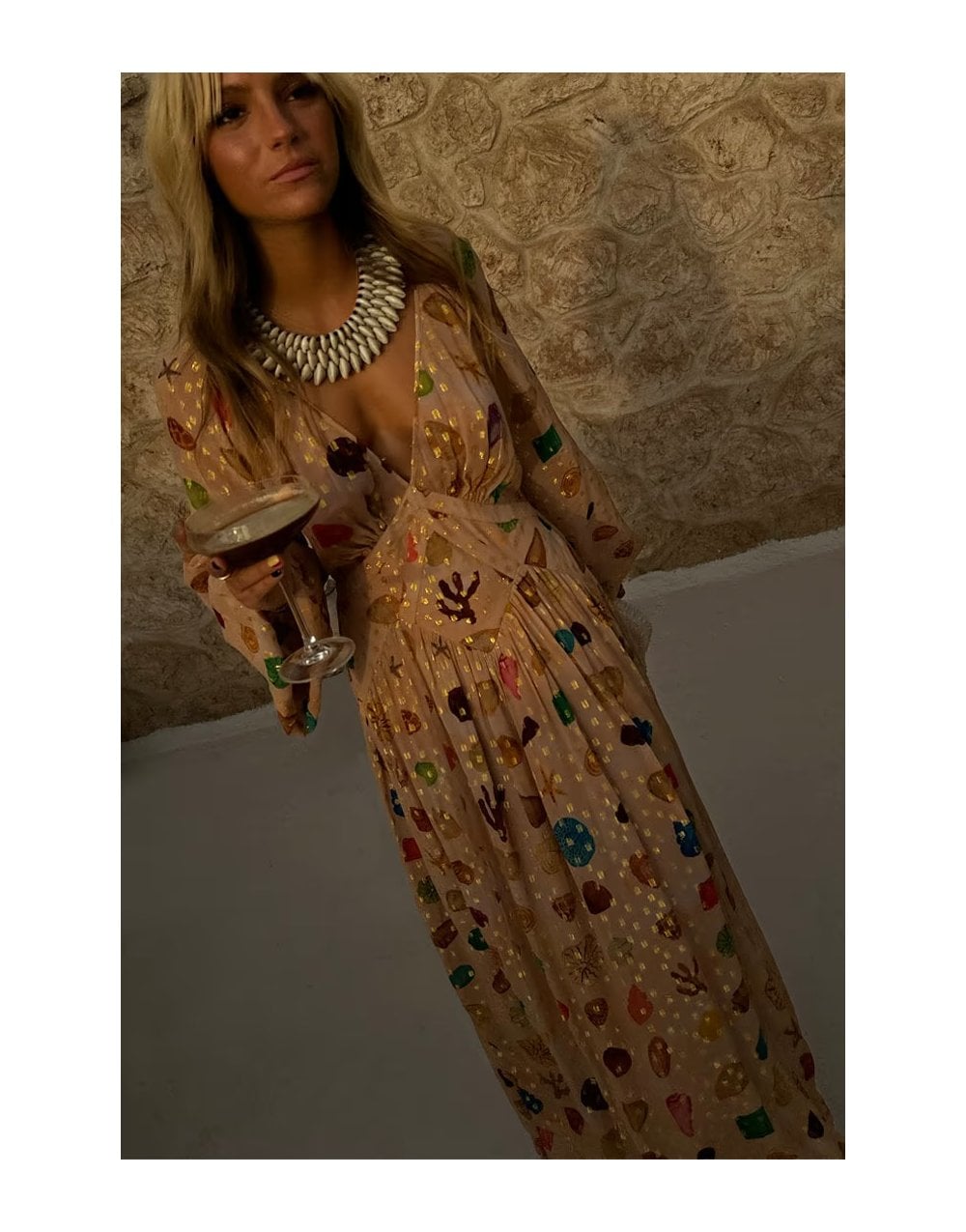 Young Ideas/Henmores - Shell Reign Dress - Cream - 8