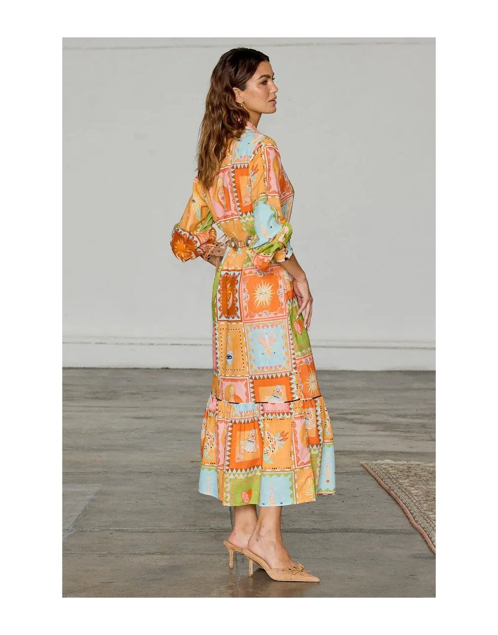 Young Ideas/Henmores - Soller Midi Dress - Multi - 8