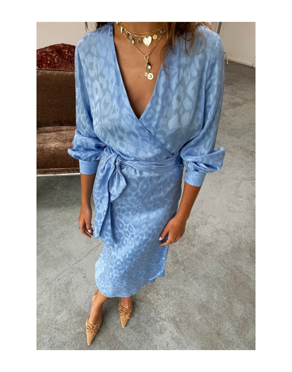 Young Ideas/Henmores - Vienna Dress - Blue - 8