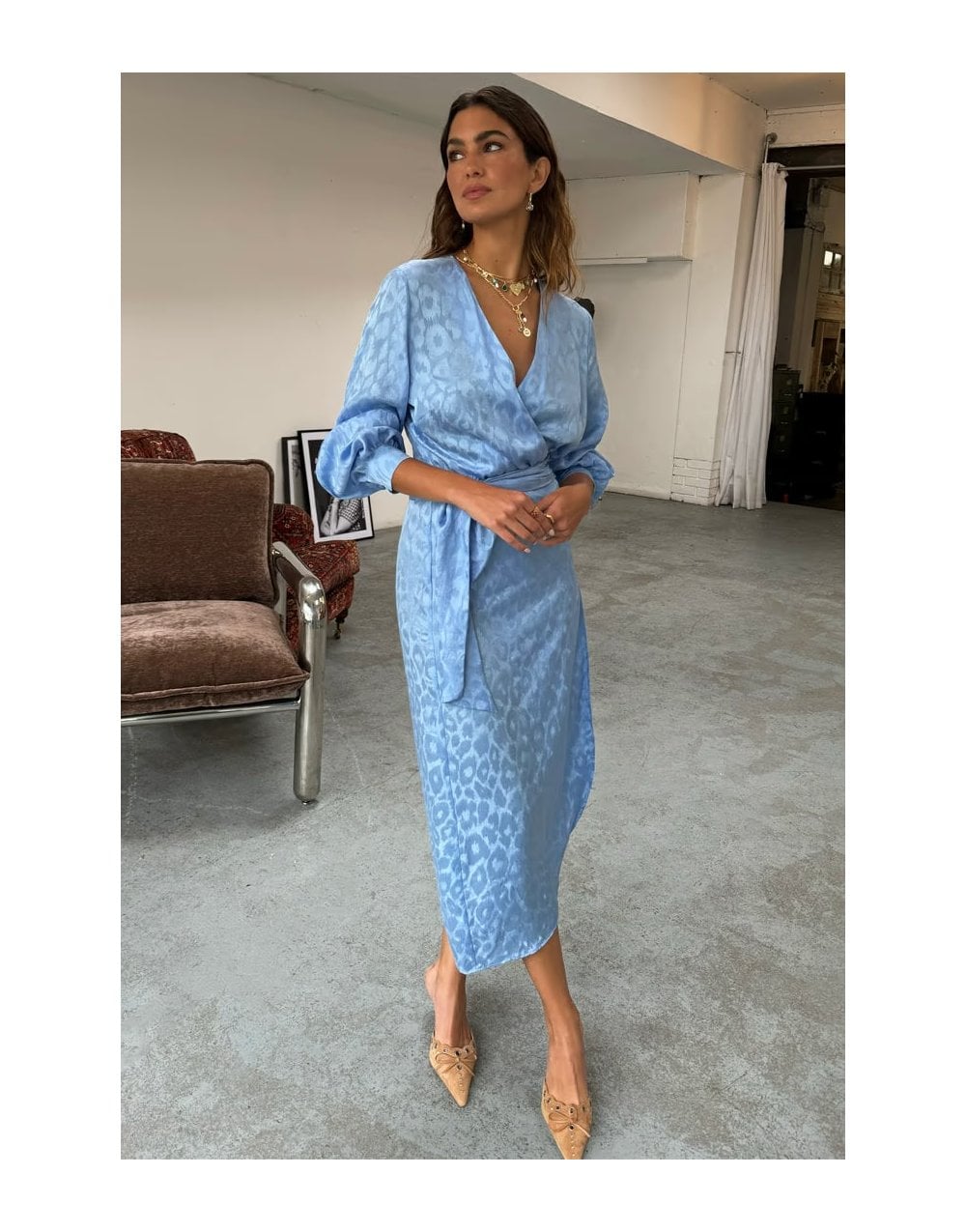 Young Ideas/Henmores - Vienna Dress - Blue - 8