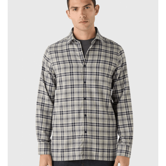 Young Ideas/Henmores - Barnham Shirt - Mole - M