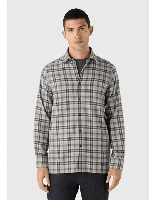 Young Ideas/Henmores - Barnham Shirt - Mole - M