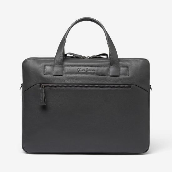 Young Ideas & Henmores -Clovelly Briefcase -Grey -OS