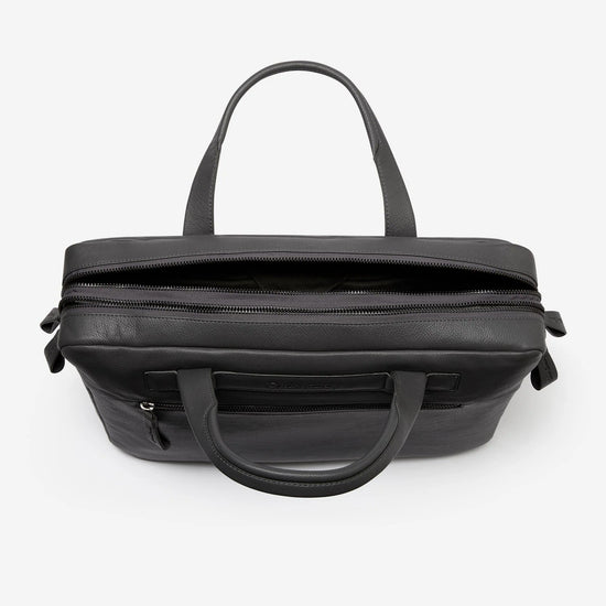 Young Ideas & Henmores -Clovelly Briefcase -Grey -OS