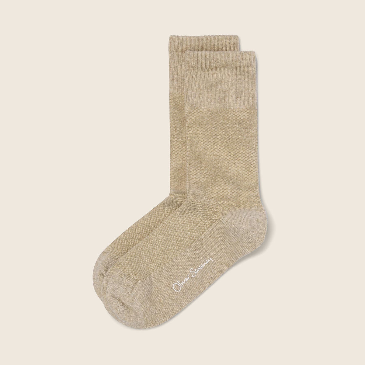 Young Ideas & Henmores -Cuba Knitted Socks -Putty -M