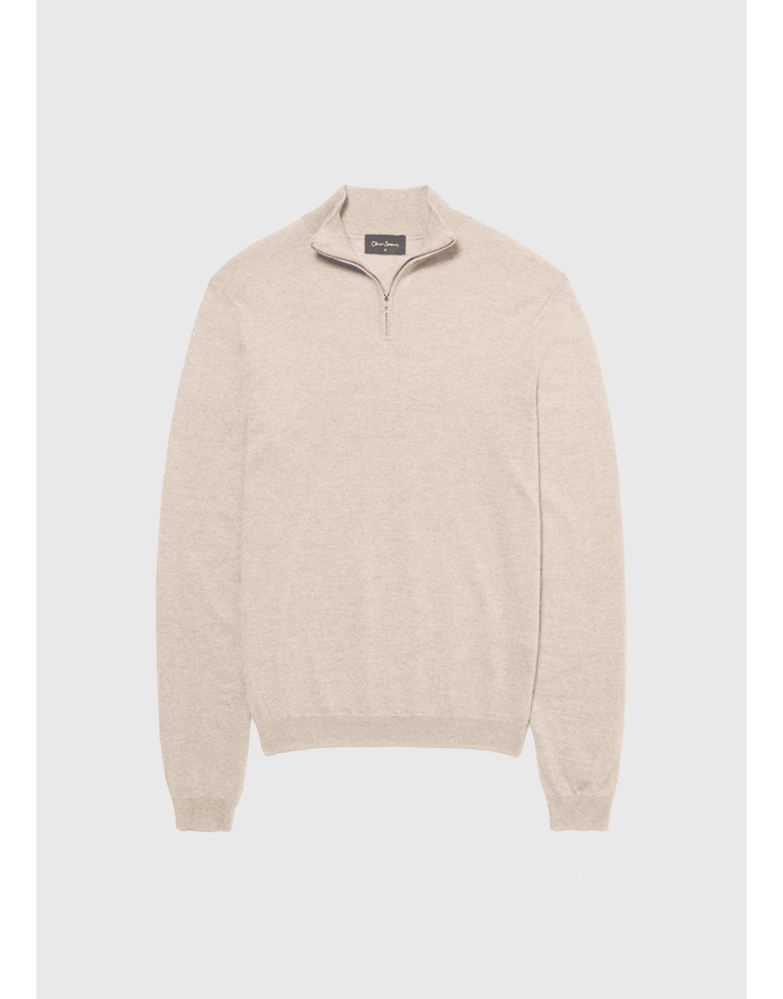 Young Ideas/Henmores - Curragh 1/4 Zip Knit - Chocolate - M