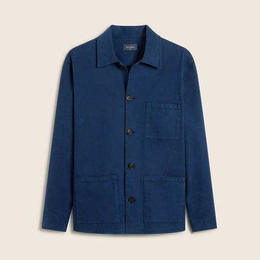 Young Ideas & Henmores -Fundura Overshirt -Navy -M