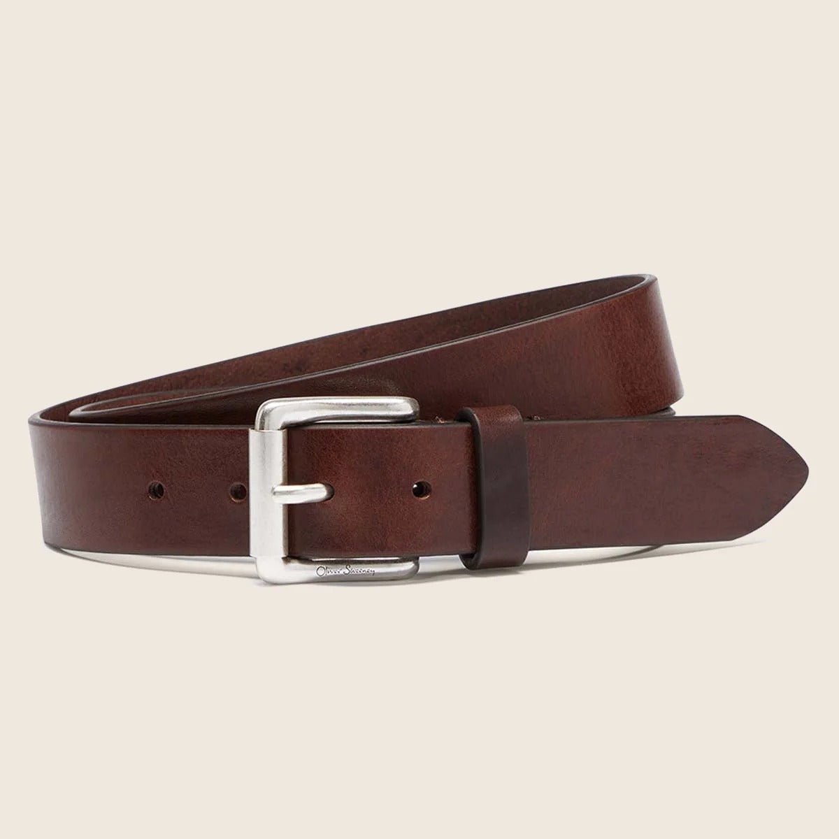 Young Ideas & Henmores -Garda Leather Belt -Brown -M