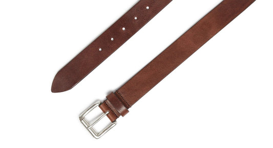 Young Ideas & Henmores -Garda Leather Belt -Brown -M