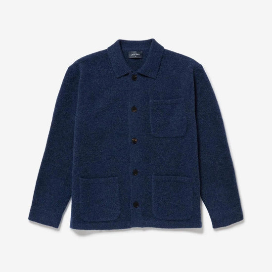Young Ideas & Henmores -Heywood 3 Pocket Button Jumper -Navy -M