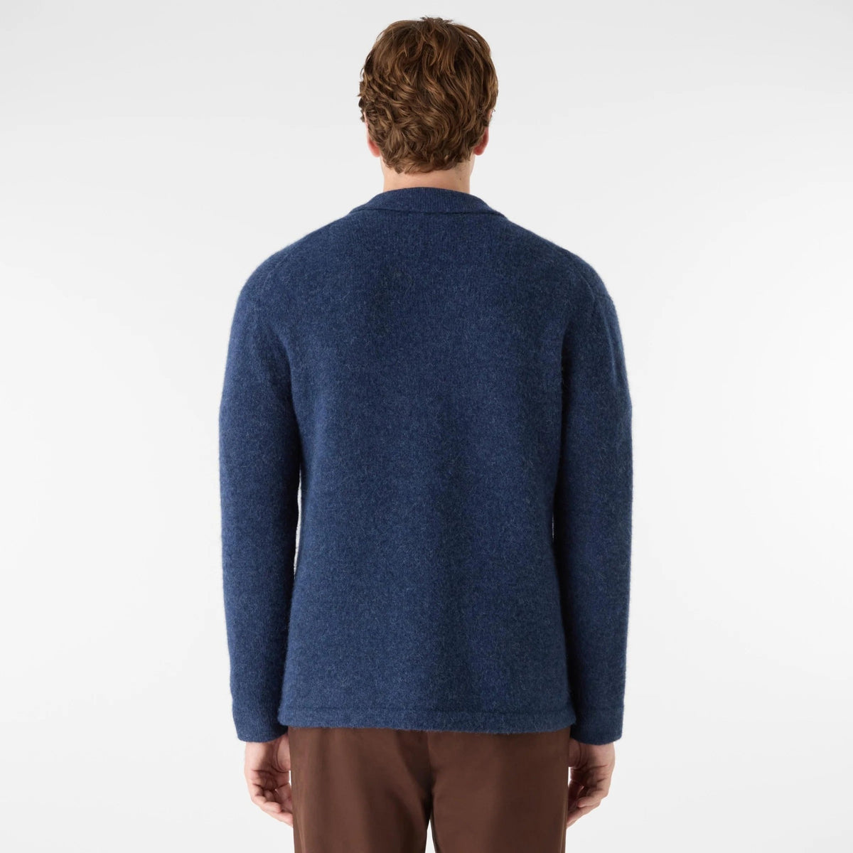 Young Ideas & Henmores -Heywood 3 Pocket Button Jumper -Navy -M