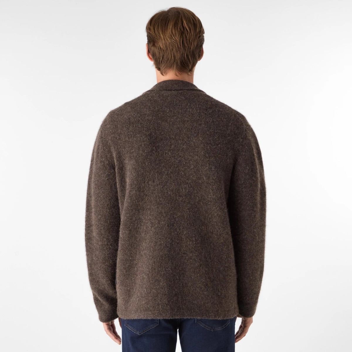 Young Ideas & Henmores -Heywood 3 Pocket Button Jumper -Navy -M