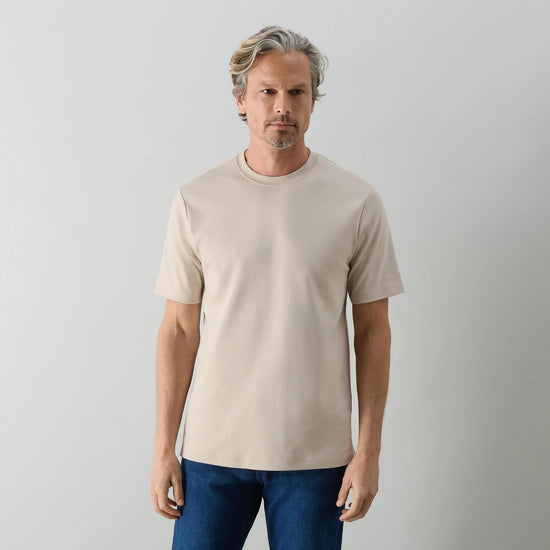Young Ideas & Henmores -Palmela Jersey T-Shirt -Putty -S