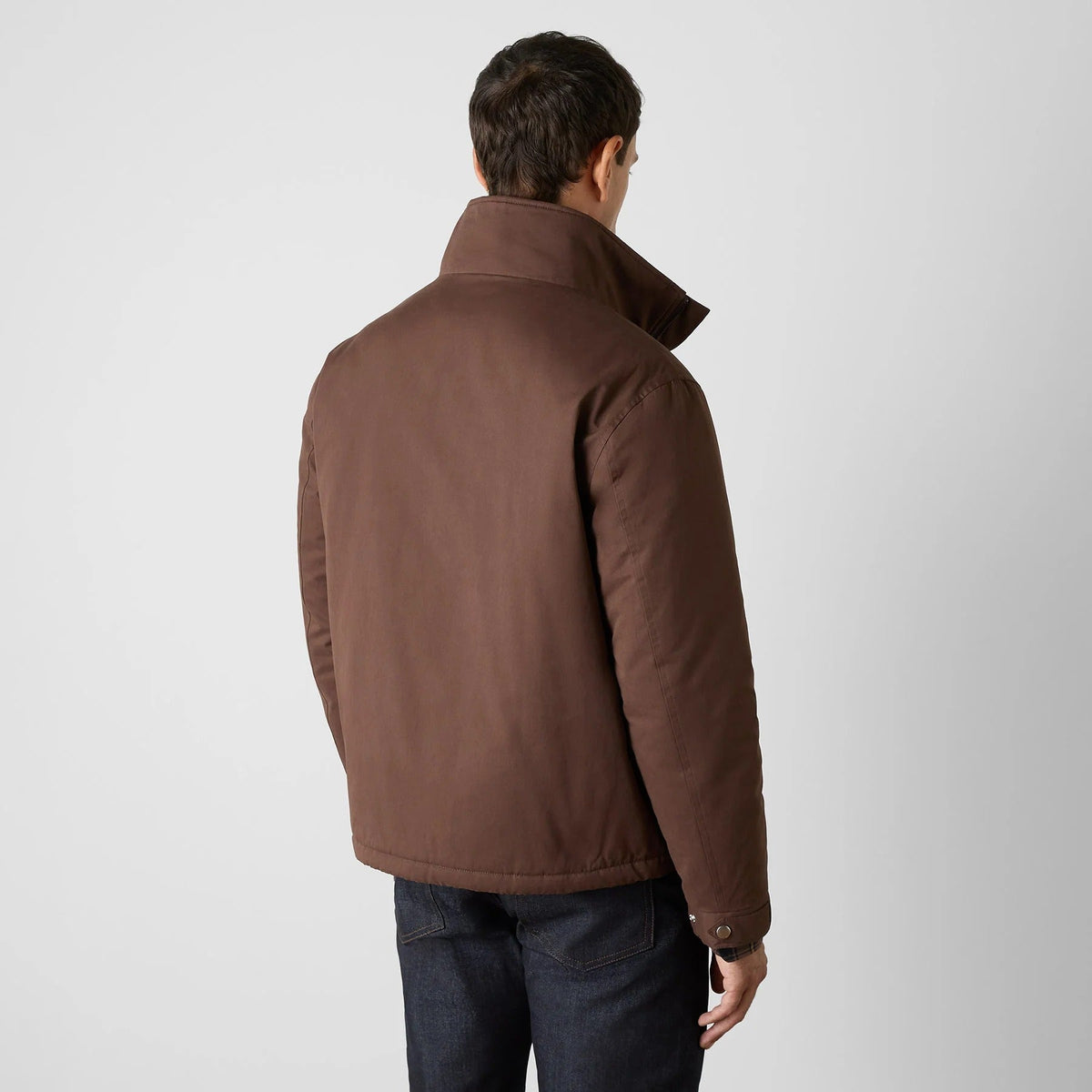 Young Ideas & Henmores -Passo Harrington Jacket -Chocolate -M